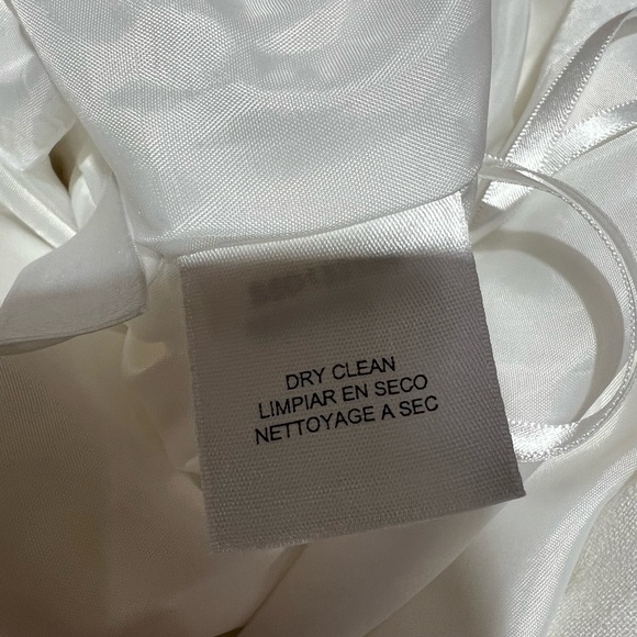 JONES WEAR DRESS Linen Blend Lined Short Sleeve Midi Dress With Belt Size 12P - Picture 13 of 16